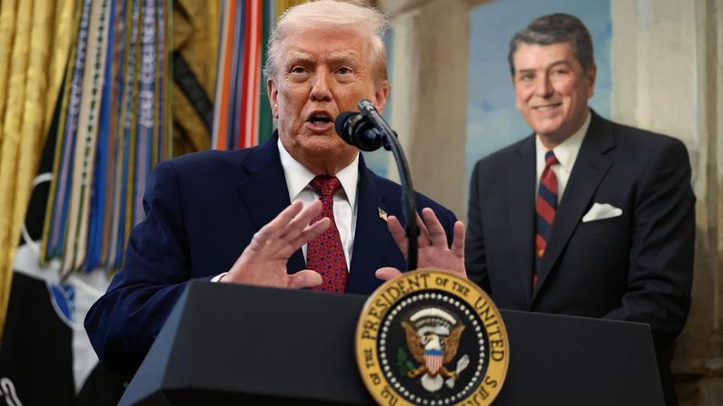 Presidente dos EUA, Donald Trump 15/12/2025 REUTERS/Evelyn Hockstein