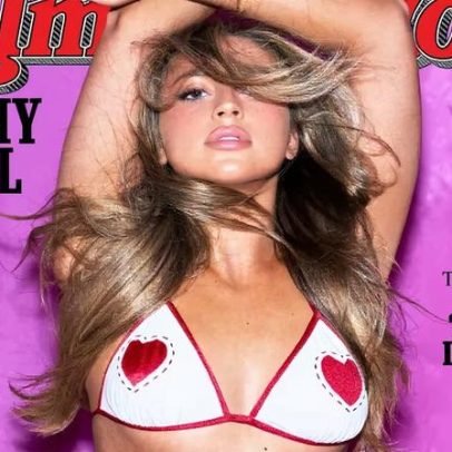 Tate McRae faz capa da Rolling Stone com bikini vintage de designer