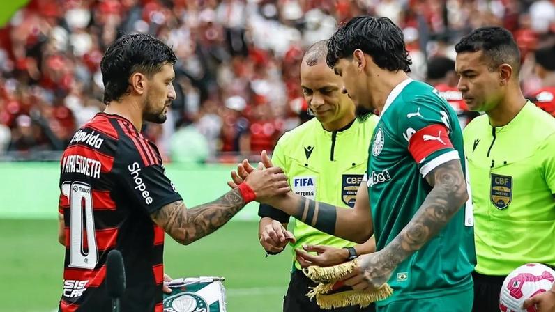 Capitão e zagueiro do Palmeiras, Gustavo Gómez lidera a lista de jogadores de linha com maior minutagem nas últimas cinco temporadas (Foto: Cesar Greco/Palmeiras/by Canon)
