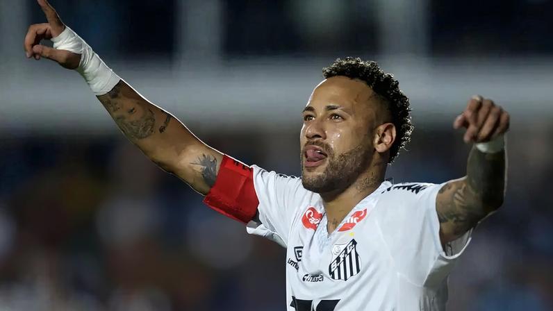 Neymar em Santos x Cruzeiro (Foto: Raul Baretta / Santos)