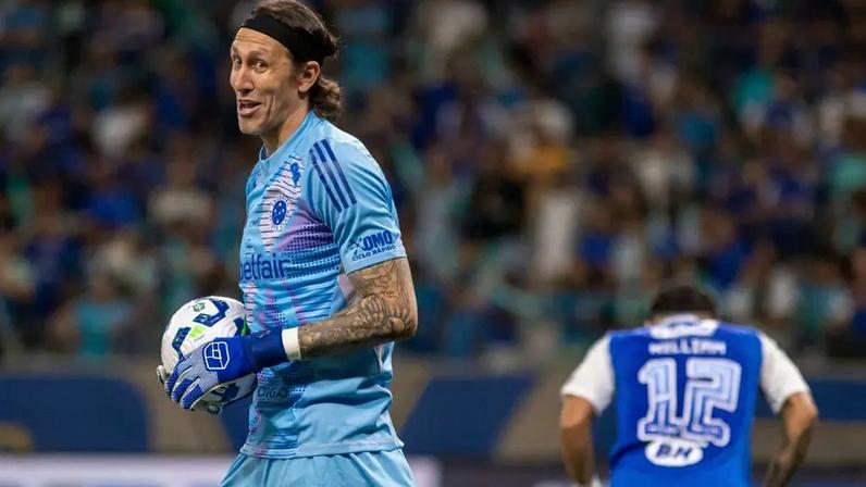 Cássio, goleiro do Cruzeiro (Foto: Fernando Moreno/AGIF/ Gazetta Press)