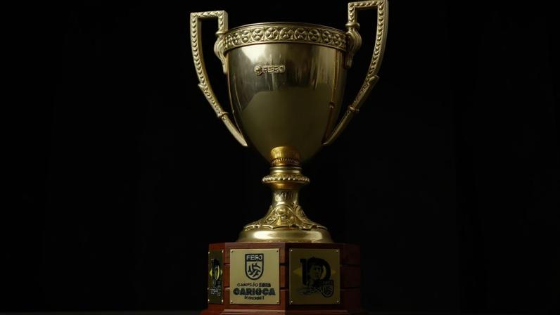 Taça do Campeonato Carioca (Foto: Thiago Ribeiro/Agif/Gazeta Press)