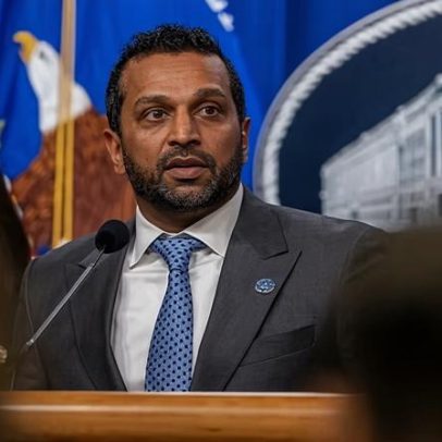 Kash Patel é criticado por elogiar atuação do FBI na localização do suspeito