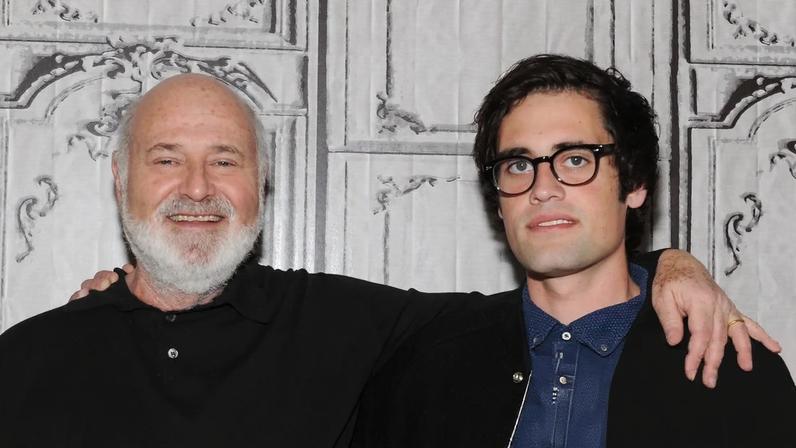 Rob Reiner with son Nick at a screening of Being Charlie in 2016. Photograph: Rommel Demano/Getty Images