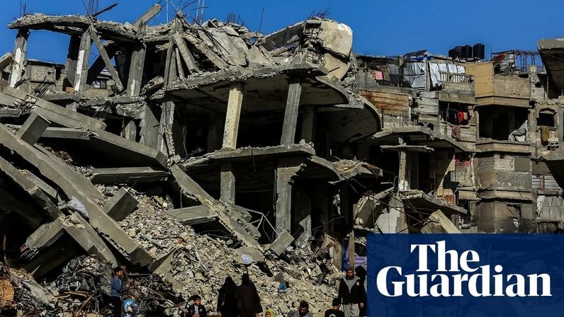 Palestinians in Khan Younis, southern Gaza, are struggling to rebuild their lives amid the rubble of their destroyed homes.