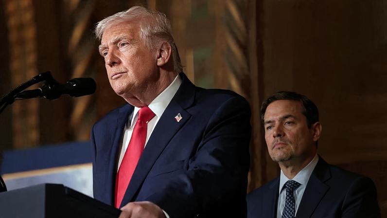 President Donald Trump said in a post on his social media platform Thursday that he launched a "powerful and deadly strike" on ISIS terrorists in Nigeria.