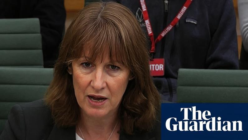 Rachel Reeves appears before MPs on the Commons Treasury committee. Photograph: PRU/AFP/Getty Images