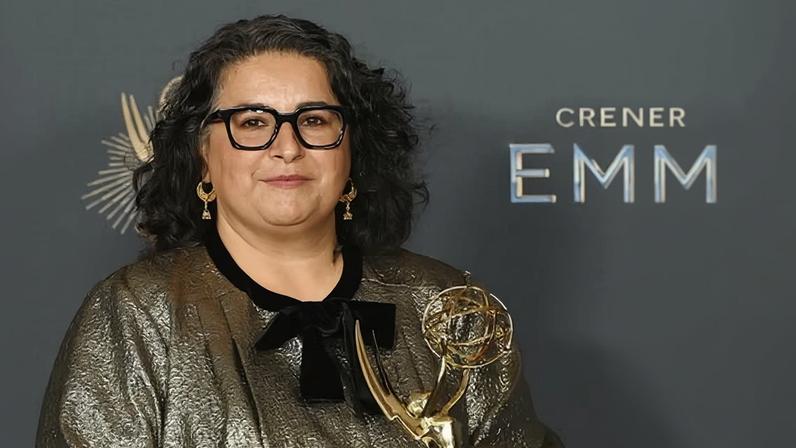 ‘I’ve always been a workaholic, but Adolescence has made me more visible’ … Shaheen Baig with her Emmy award.