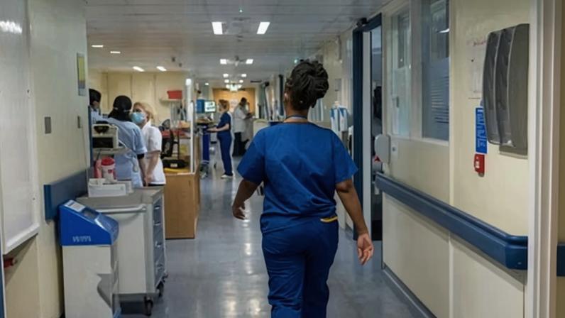 The number of patients in hospital with flu has increased by 18% since last week.