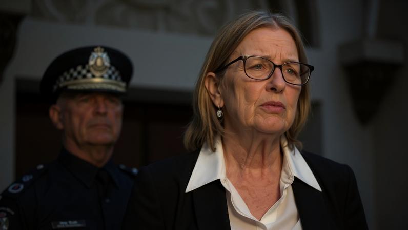 Jacinta Allan has announced Victoria will introduce legislation to grant the police commissioner the power to ‘stop or move on a public protest within a certain time following a designated terrorist event’. Photograph: Jay Kogler/AAP