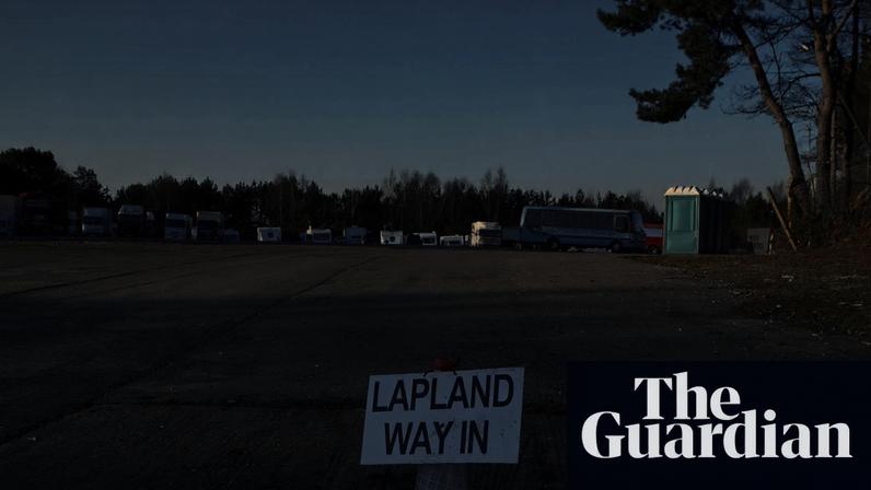 ‘Rip-off merchants’ … visitors to Lapland New Forest were promised a ‘winter wonderland’. Photograph: Chris Ison/PA