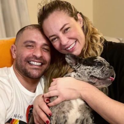 Paolla Oliveira e Diogo Nogueira adotaram bulldog francês antes da separação