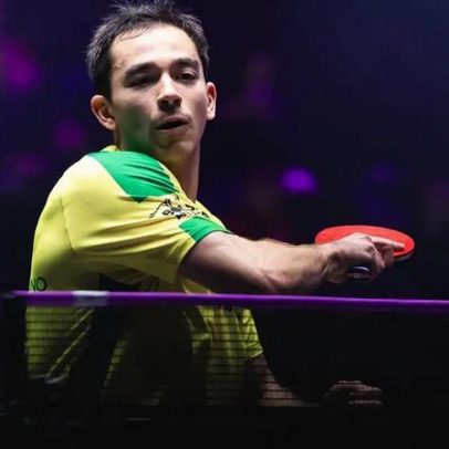 Hugo Calderano disputa oitavas de final no WTT Finals