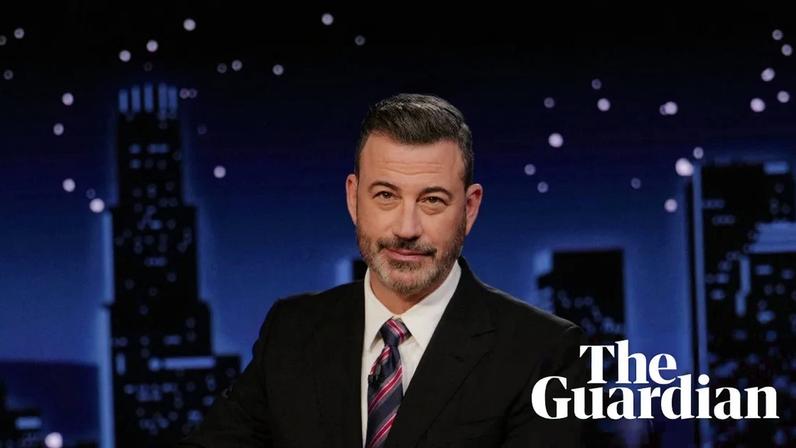 Jimmy Kimmel at the taping of his show at the Capitan Entertainment Centre on 23 September 2025. Photograph: Randy Holmes/ABC/AFP/Getty Images