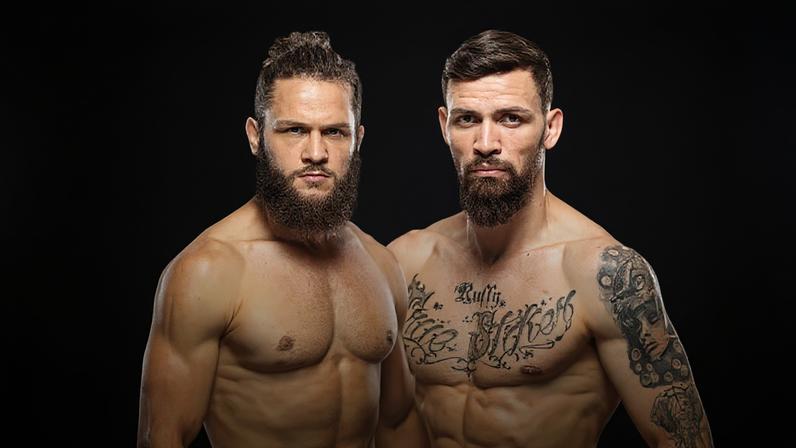 Rafael Fiziev e Mauricio Ruffy se enfrentam no UFC 325, em janeiro de 2026. (Divulgação)