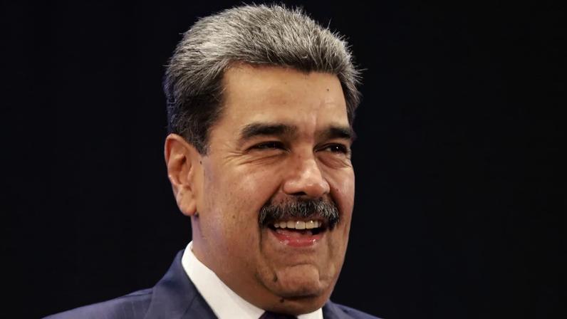 Venezuela's president, Nicolás Maduro, at a meeting with the National Economic Council in Caracas. Photograph: Marcelo Garcia/Venezuelan Presidency/AFP/Getty Images