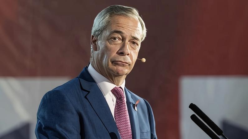 Nigel Farage speaking during a press conference at the Royal Horticultural Hall in Westminster last month.