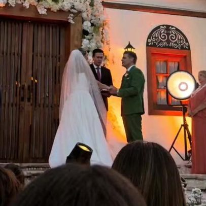 Rafael Vannucci se casa com amiga de longa data e presta homenagem à mãe Vanusa