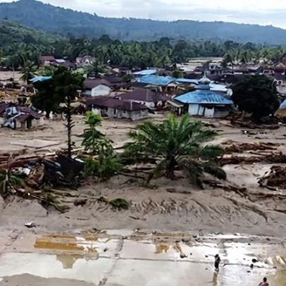 Um milhão de pessoas evacuadas na Indonésia; mortes por enchentes passam de 600