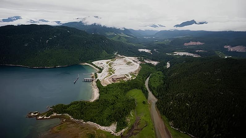 Kitimat LNG site stands on the Douglas Channel near Kitimat, British Columbia, Canada, on 6 June 2015. Photograph: Bloomberg/Getty Images