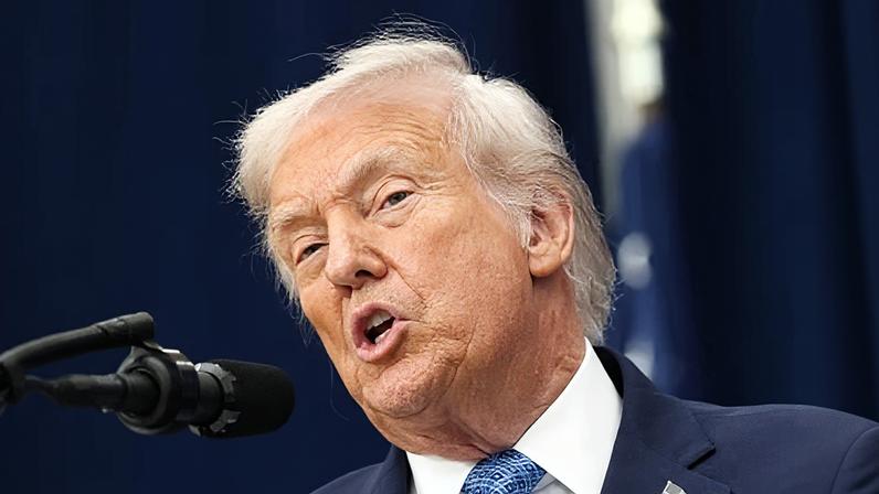 Donald Trump at the US Institute of Peace in Washington DC on 4 December 2025. Photograph: Kevin Lamarque/Reuters