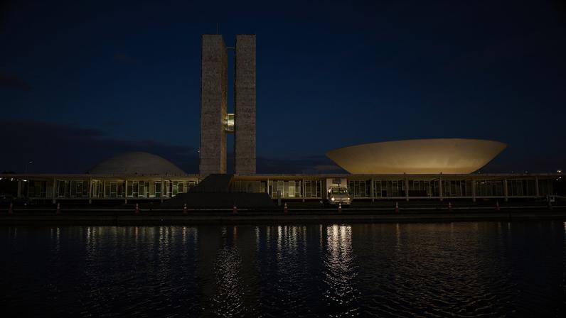 Câmara e Senado: fachada do prédio do Congresso Nacional na Esplanada dos Ministérios. — Foto: Edilson Rodrigues/Agência Senado