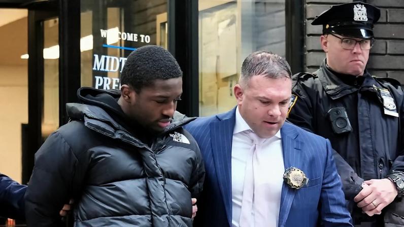 Frederick Green, left, was charged on Monday. photograph: Richard Drew/AP