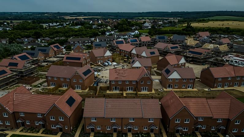 A housing development in Whitstable, Kent.
