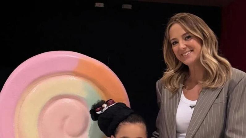 "Nossa bailarina': Ticiane Pinheiro se derrete com apresentação de balé da filha com César Tralli. Vídeo!"