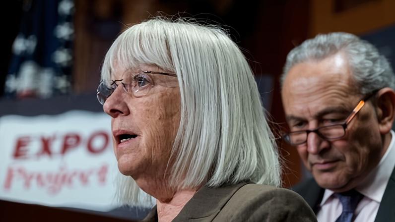 Patty Murray. Photograph: Annabelle Gordon/UPI/REX/Shutterstock