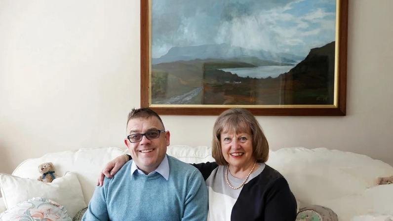 ‘He is still the most important person in my life’: Grace MacDonald with her son Alastair, now 46. Photograph: Murdo MacLeod/The Guardian