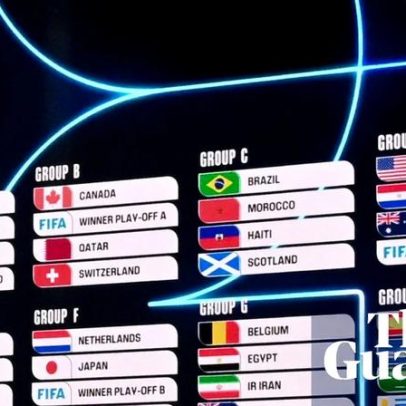 Sorteio da Copa 2026: EUA enfrentam Austrália e Paraguai na fase de grupos