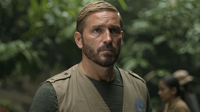 Jim Caviezel in Sound of Freedom. Photograph: FlixPix/Alamy