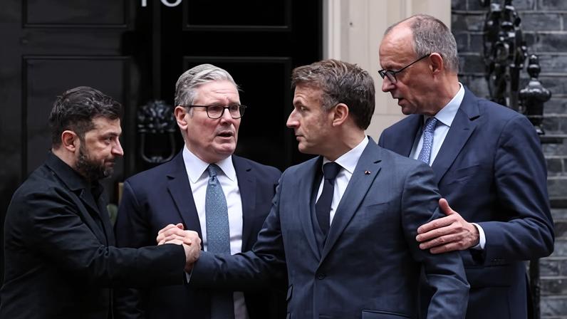 About 30 nations are expected to join the call, including Britain’s Keir Starmer, France’s Emmanuel Macron and Germany’s Friedrich Merz. Photograph: ABACA/Shutterstock
