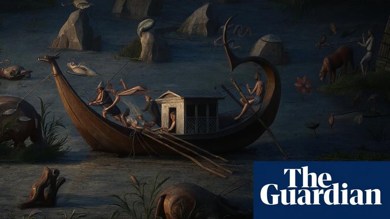 Detail from the Nile mosaic of Palestrina shows boats far smaller than the one discovered off the coast of Alexandria.