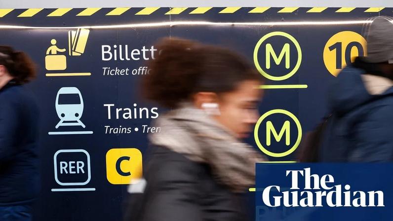Rail commuters in Paris. UK officials are pushing for a two-year time limit on the scheme and a cap in the ‘tens of thousands’.