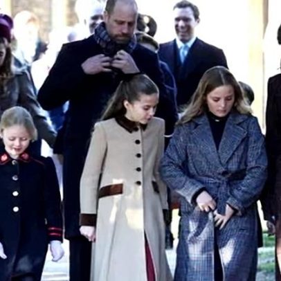 Princesas Eugenie e Beatrice participam do serviço de Natal da família real