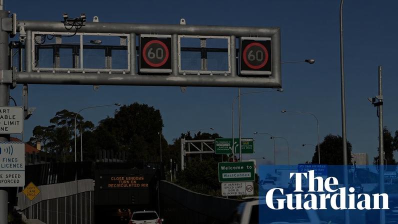 Transurban had reopened just one of the three lanes on Sydney’s M4 on Thursday afternoon, but had requested all lanes be closed again at 10pm to carry out more work on the tunnel. Photograph: Bianca de Marchi/AAP