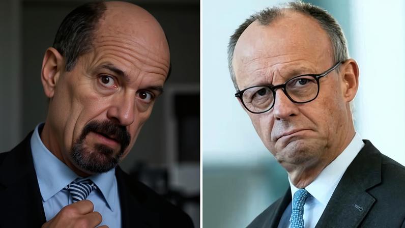 A German newspaper has even run a quiz: ‘Who said it: Merz or Stromberg?’