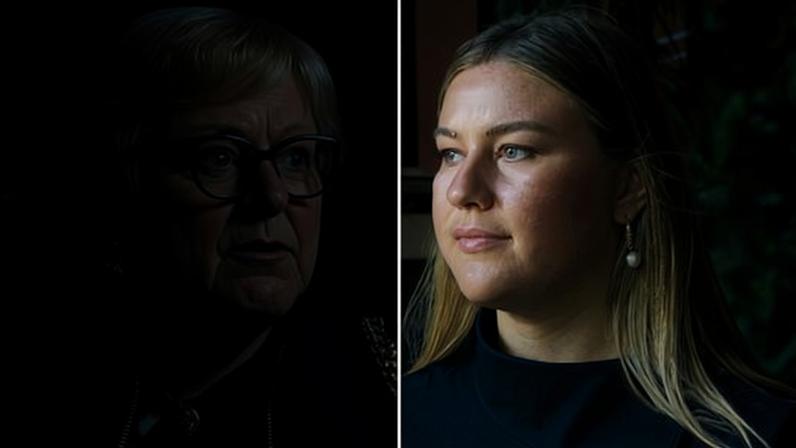 Linda Reynolds (left) has launched bankruptcy proceedings against Brittany Higgins (right). Reynolds is also suing the commonwealth over Higgins’ $2.4m settlement.