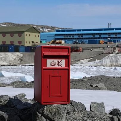 Como uma caixa postal da Royal Mail chegou à Antártida