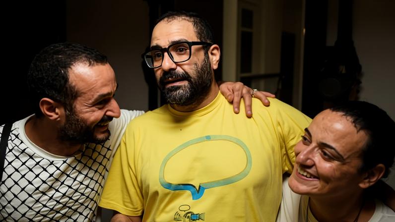 Alaa Abd el-Fattah, photographed in Cairo in September after his release from prison, wrote the tweets more than 10 years ago.