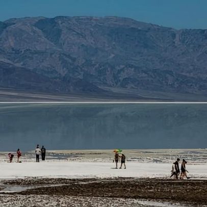 Lago antigo reaparece no Vale da Morte após chuvas recordes