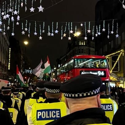 Polícia Metropolitana e GMP atuam contra cantos de intifada em Gaza