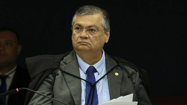 Ministro Flávio Dino em sessão da Primeira Turma do STF. — Foto: Antonio Augusto/STF