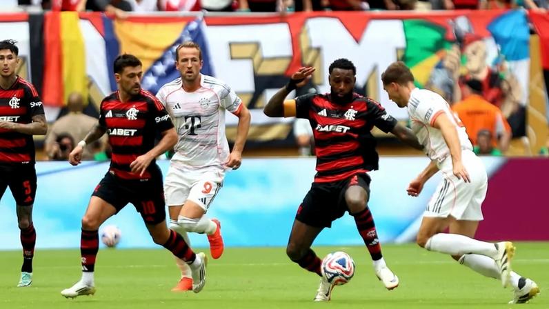 Flamengo e Bayern de Munique se enfrentaram no Hard Rock Stadiu (Foto: Gilvan de Souza/Flamengo)