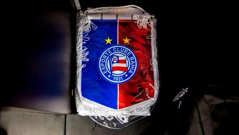 Flâmula do Bahia no vestiário da Arena Fonte Nova (Foto: Catarina Brandão / EC Bahia)