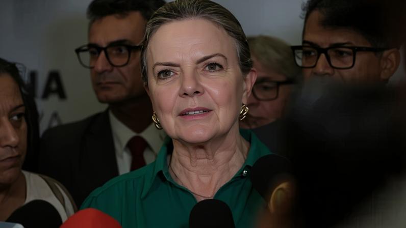 A ministra da Secretaria de Relações Institucionais, Gleisi Hoffmann. Foto: Gil Ferreira/SRI-PR