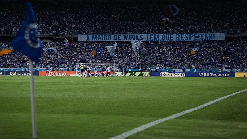 Torcida do Cruzeiro no Mineirão (Foto: Gustavo Aleixo/Cruzeiro)