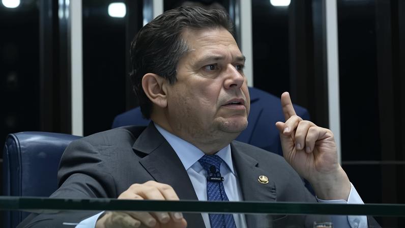 Davi Alcolumbre, o presidente do Senado Federal. Foto: Waldemir Barreto/Agência Senado